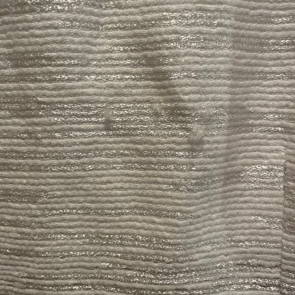 Classic MaxMara gold and cream midi darted sleeveless dress with split size 2 - Picture 13 of 16